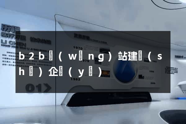 b2b網(wǎng)站建設(shè)企業(yè)