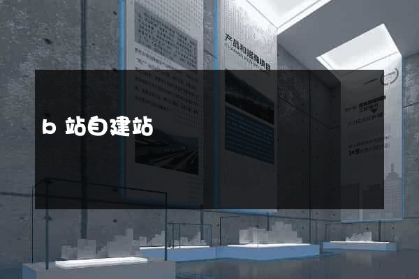 b站自建站