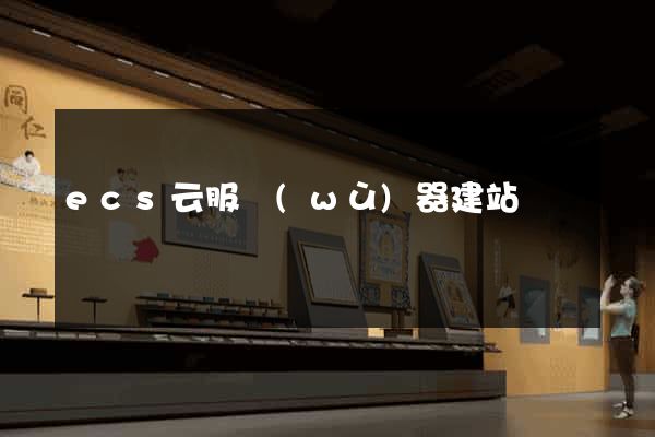 ecs云服務(wù)器建站