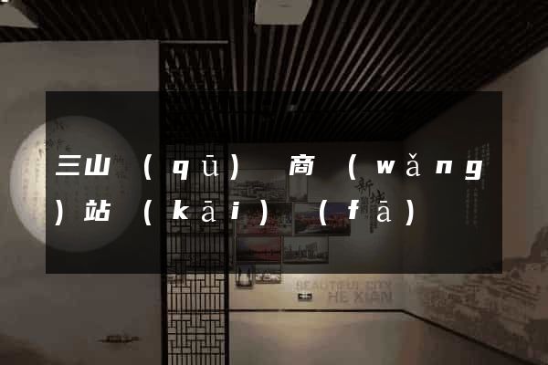 三山區(qū)電商網(wǎng)站開(kāi)發(fā)
