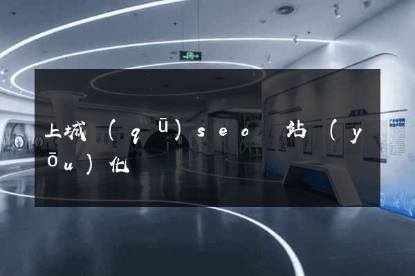 上城區(qū)seo網站優(yōu)化