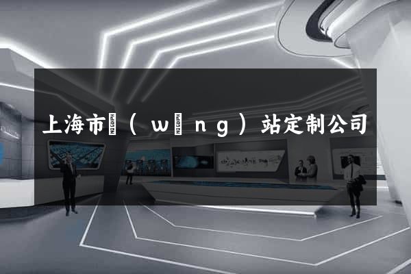 上海市網(wǎng)站定制公司