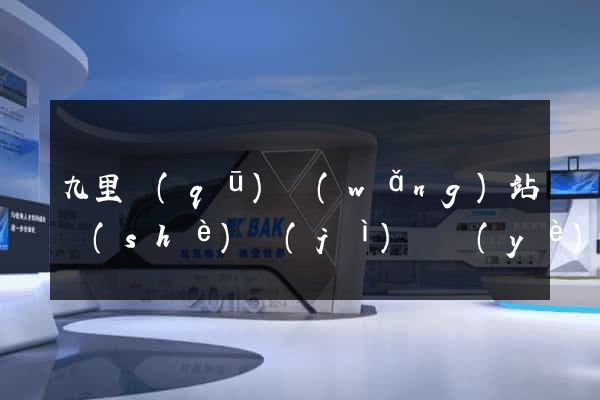 九里區(qū)網(wǎng)站設(shè)計(jì)專業(yè)的公司