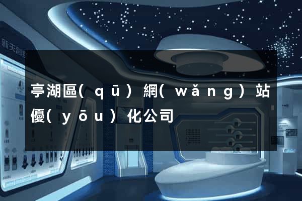 亭湖區(qū)網(wǎng)站優(yōu)化公司