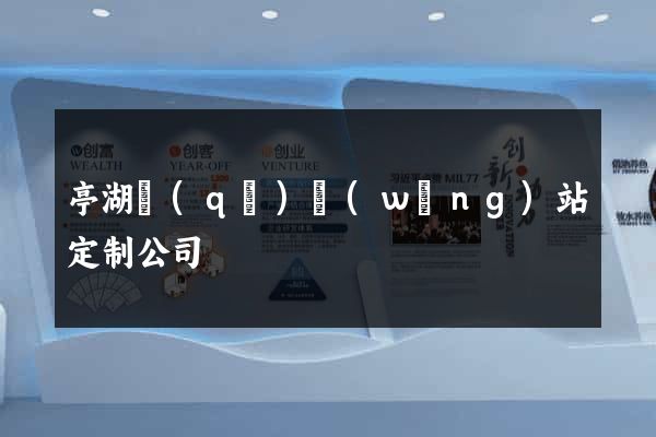 亭湖區(qū)網(wǎng)站定制公司