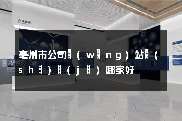 亳州市公司網(wǎng)站設(shè)計(jì)哪家好