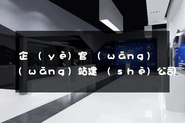 企業(yè)官網(wǎng)網(wǎng)站建設(shè)公司