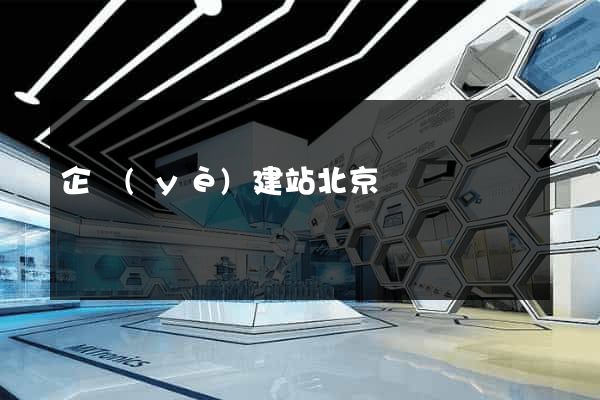 企業(yè)建站北京