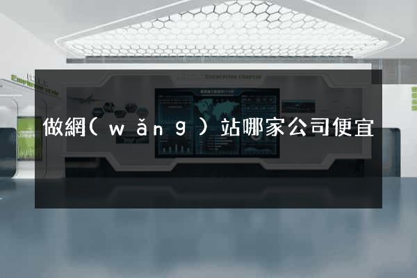 做網(wǎng)站哪家公司便宜