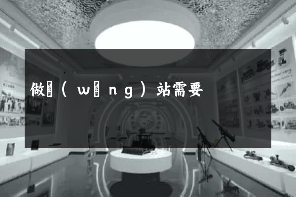 做網(wǎng)站需要