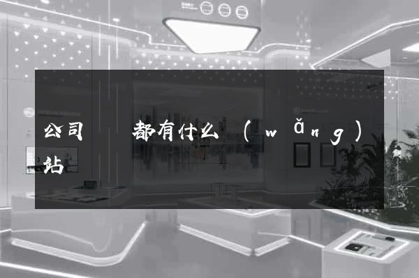 公司買賣都有什么網(wǎng)站