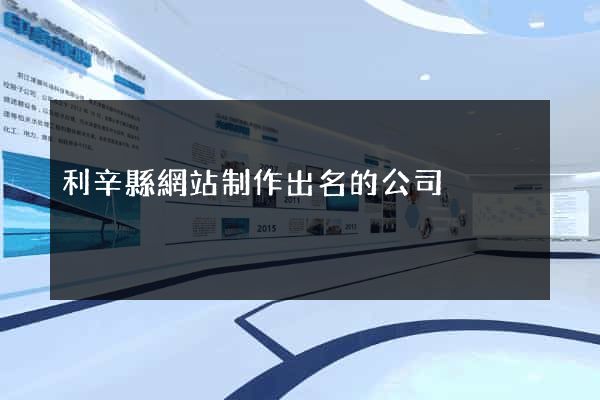 利辛縣網站制作出名的公司