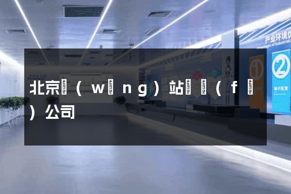 北京網(wǎng)站開發(fā)公司