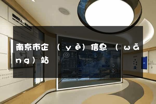 南京市企業(yè)信息網(wǎng)站