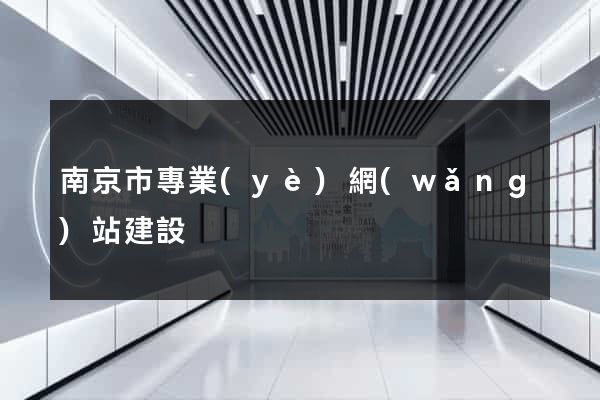 南京市專業(yè)網(wǎng)站建設