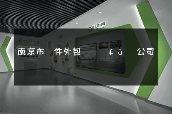 南京市軟件外包開發(fā)公司