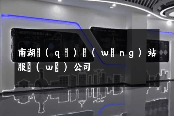 南湖區(qū)網(wǎng)站服務(wù)公司