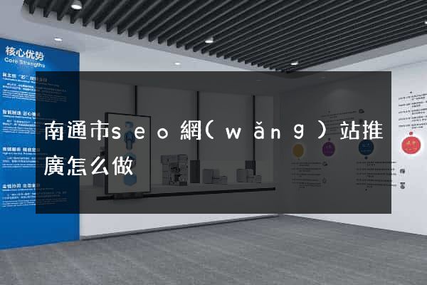 南通市seo網(wǎng)站推廣怎么做