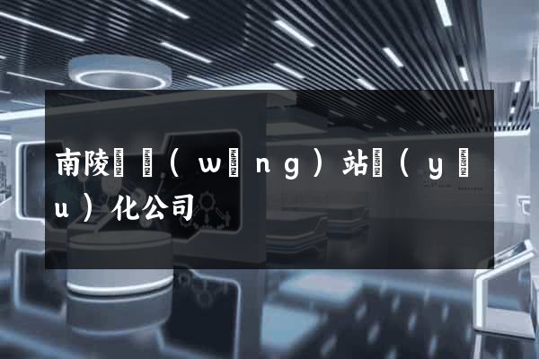 南陵縣網(wǎng)站優(yōu)化公司