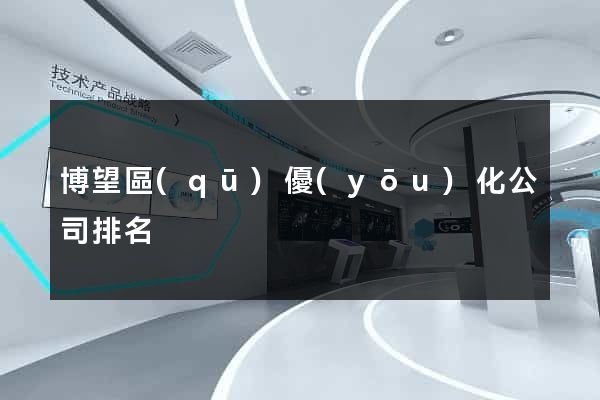 博望區(qū)優(yōu)化公司排名