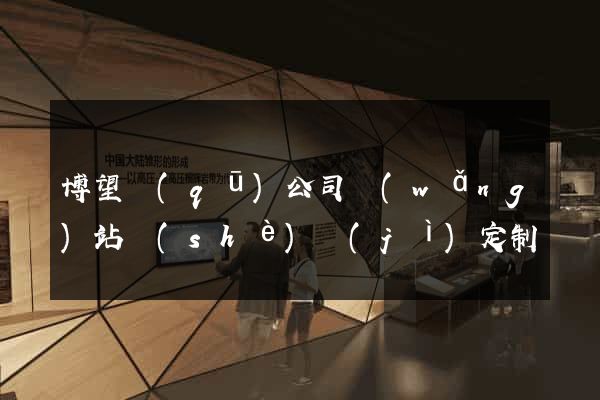 博望區(qū)公司網(wǎng)站設(shè)計(jì)定制