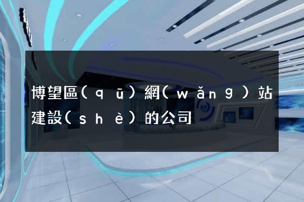 博望區(qū)網(wǎng)站建設(shè)的公司
