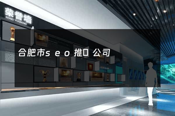 合肥市seo推廣公司