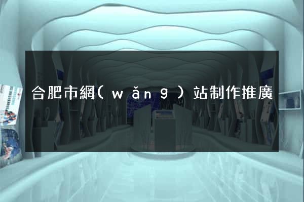 合肥市網(wǎng)站制作推廣