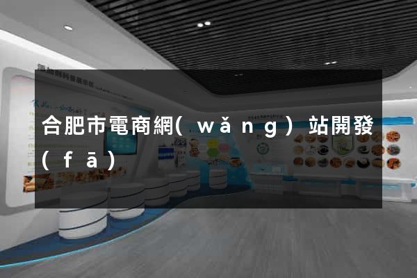 合肥市電商網(wǎng)站開發(fā)