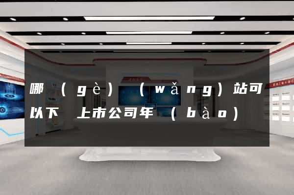 哪個(gè)網(wǎng)站可以下載上市公司年報(bào)