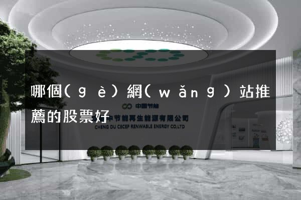 哪個(gè)網(wǎng)站推薦的股票好