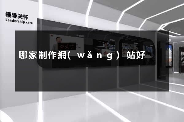 哪家制作網(wǎng)站好
