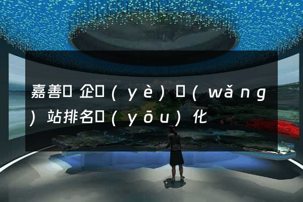 嘉善縣企業(yè)網(wǎng)站排名優(yōu)化