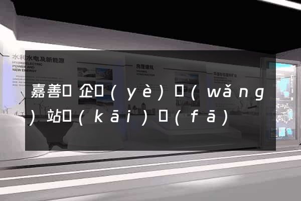 嘉善縣企業(yè)網(wǎng)站開(kāi)發(fā)