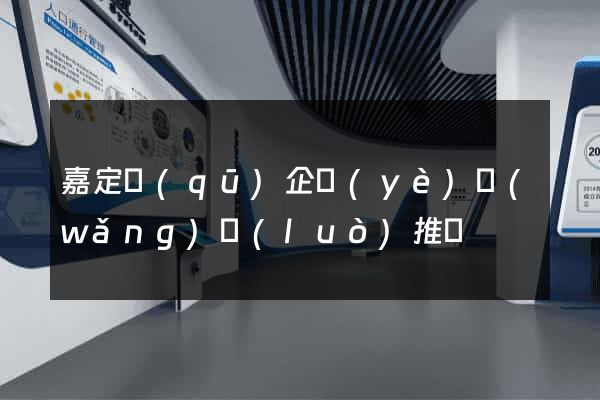 嘉定區(qū)企業(yè)網(wǎng)絡(luò)推廣