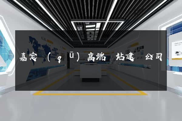 嘉定區(qū)高端網站建設公司