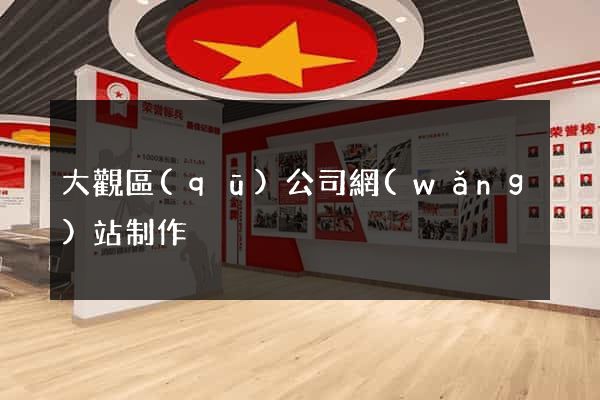 大觀區(qū)公司網(wǎng)站制作