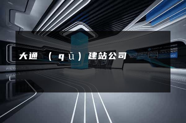 大通區(qū)建站公司