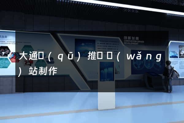 大通區(qū)推廣網(wǎng)站制作