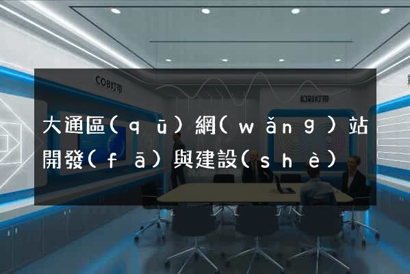 大通區(qū)網(wǎng)站開發(fā)與建設(shè)