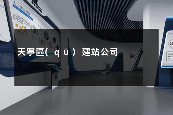 天寧區(qū)建站公司