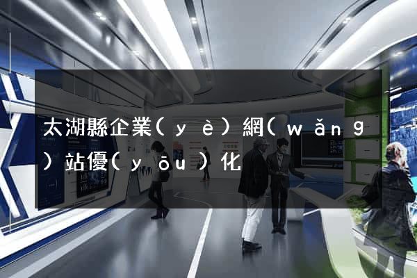 太湖縣企業(yè)網(wǎng)站優(yōu)化