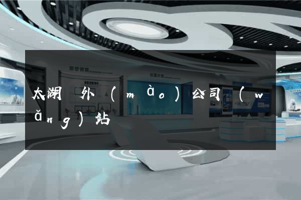 太湖縣外貿(mào)公司網(wǎng)站