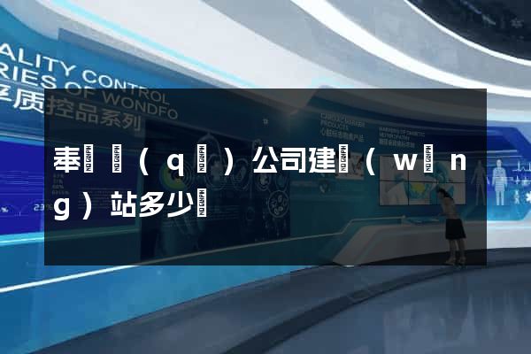 奉賢區(qū)公司建網(wǎng)站多少錢
