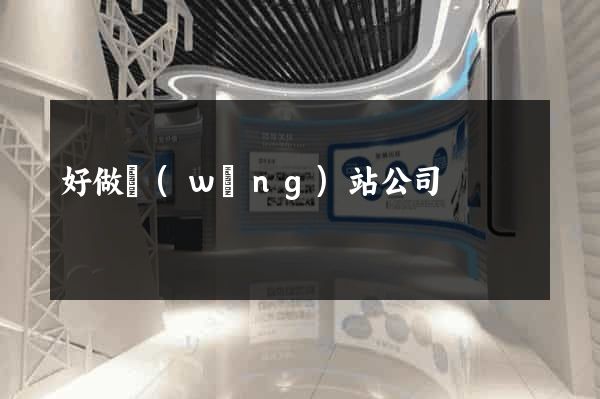 好做網(wǎng)站公司