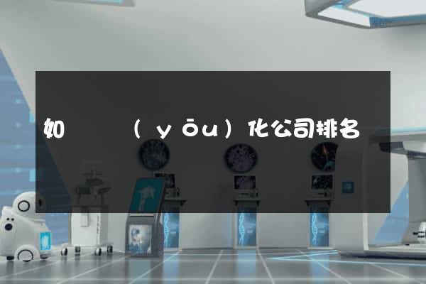 如東縣優(yōu)化公司排名