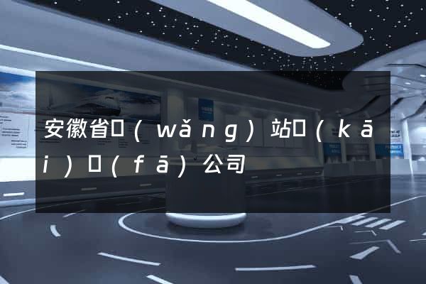 安徽省網(wǎng)站開(kāi)發(fā)公司