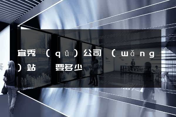 宜秀區(qū)公司網(wǎng)站設計要多少錢