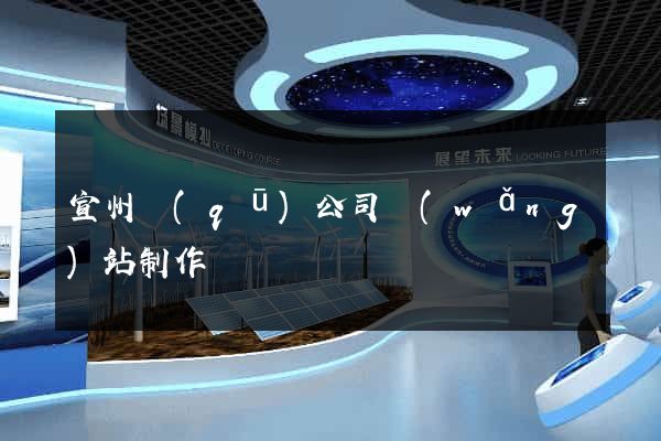 宣州區(qū)公司網(wǎng)站制作