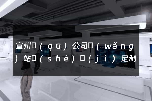 宣州區(qū)公司網(wǎng)站設(shè)計(jì)定制